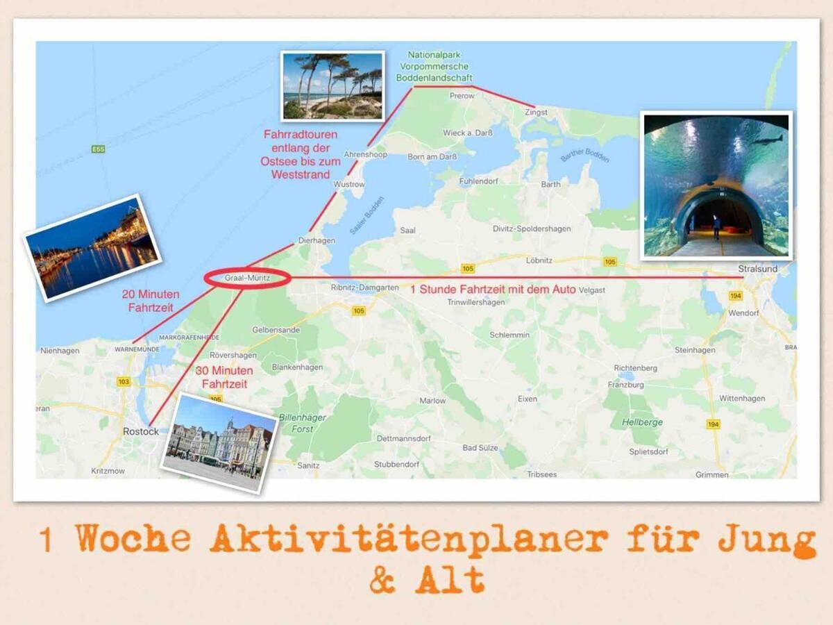 Discovair Graal Mueritz -Haus Quisisana- Strandnah Mit Netflix Graal-Mueritz Exterior foto